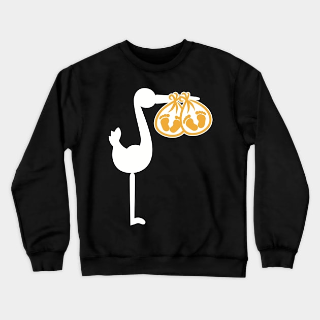 Stork twins Crewneck Sweatshirt by Designzz